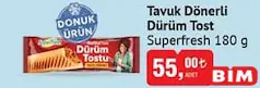 SUPERFRESH TAVUK DÖNERLİ DÜRÜM TOST 180 GR